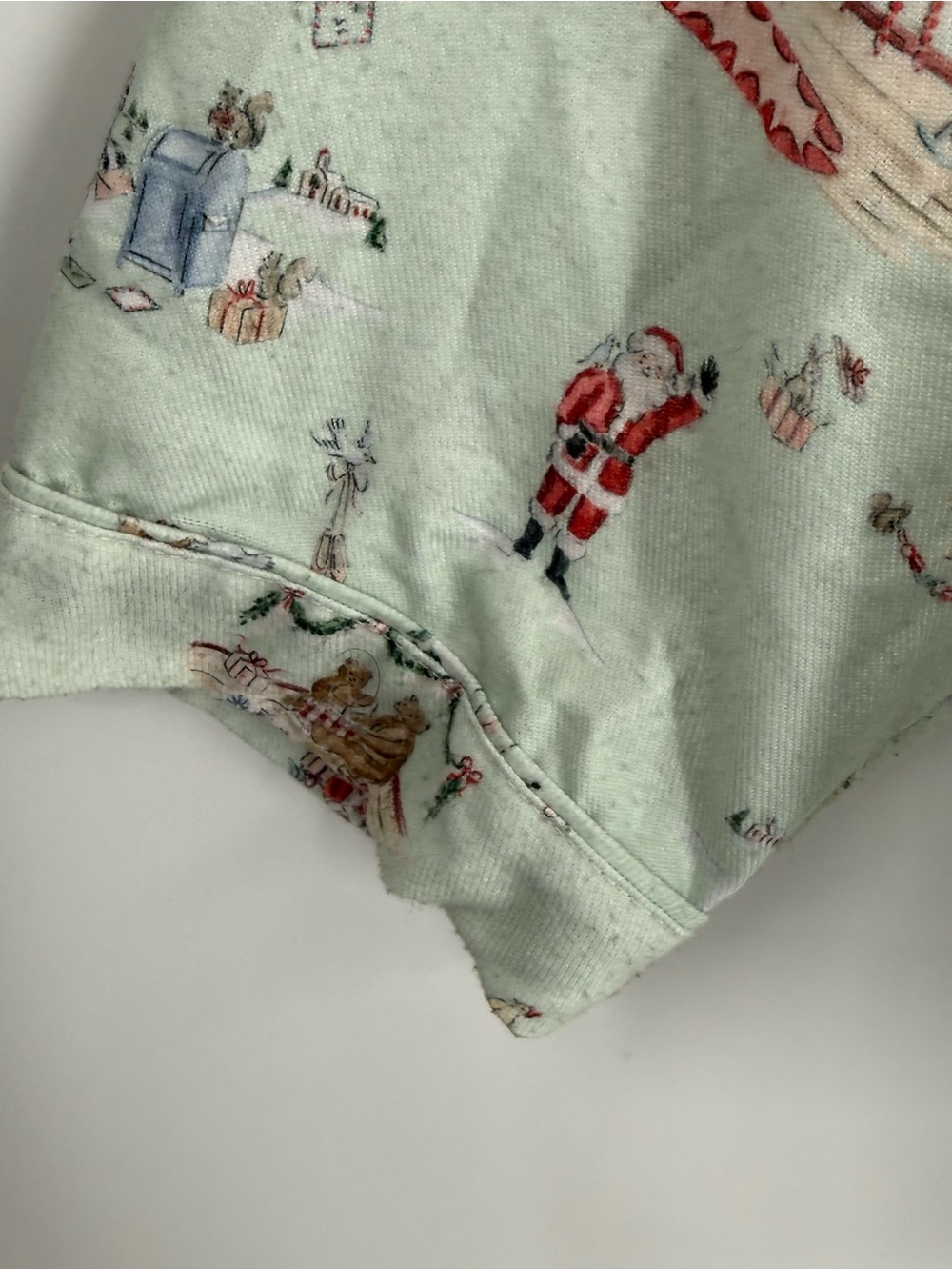 Pottery Barn x Riley Sheehey Holiday Adult Flannel Pajama Set size XL Green - Picture 5 of 10